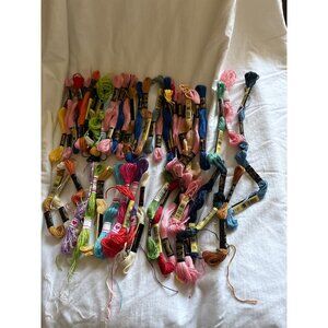 DMC Embroidery Floss Collection Assorted Colors 100% Cotton 50+  Craft Thread Fo